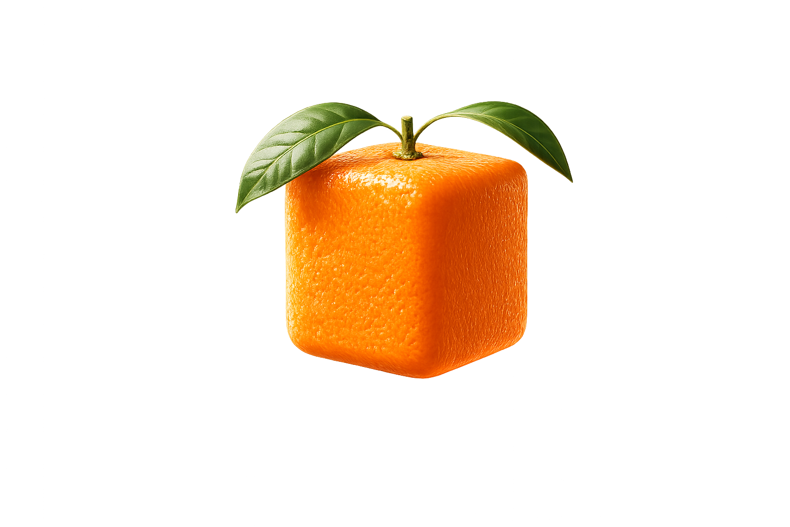 Floating square orange